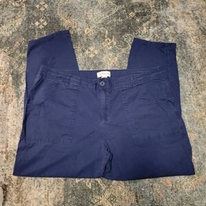 Liz Claiborne Cropped Size 14, 19in at waist 11in rise 22.5in inseam
